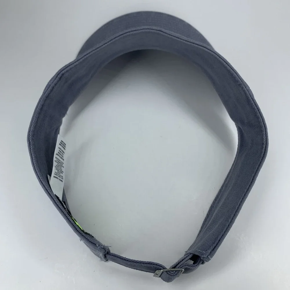 TCU Nike Visor Horned Frogs Texas Christian Gray Adjustable Strap OSFM Hat Cap